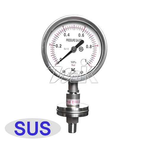 격막식 압력계 용접나사식 (100파이) (16220) - 명인코리아