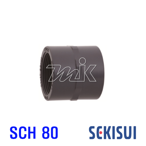 PVC(SCH80) (암나사)밸브소켓(16753) - 명인코리아