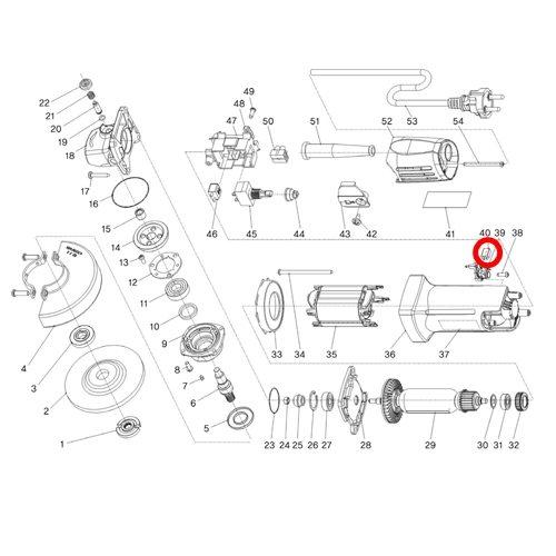 [계양부품] 카본브러시 (52722) - 명인코리아