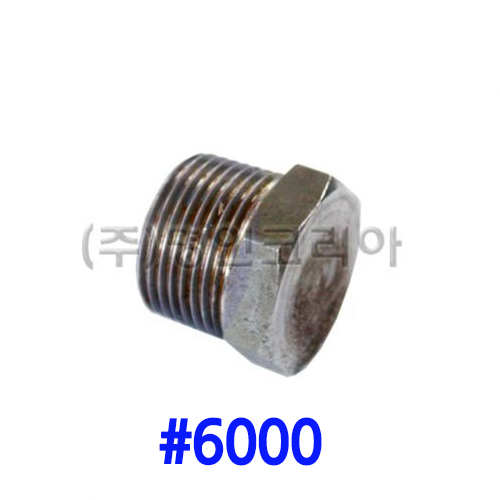 단조 나사플러그HEX 철(A105)#6000(19702) - 명인코리아